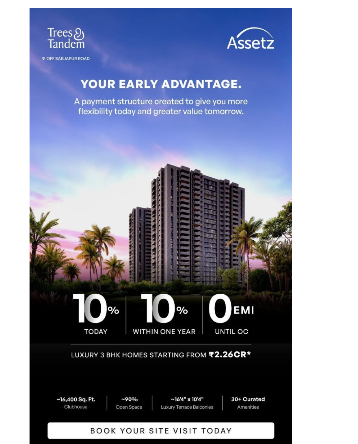 Assetz Trees & Tandem 10:10:80 Early Advantage Payment Plan