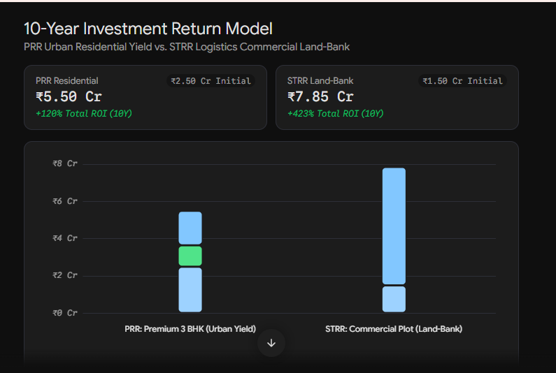 10-Year Investment Return Model: PRR vs STRR