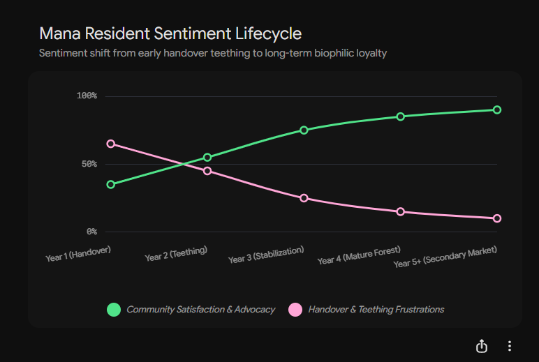 Mana Resident Sentiment Lifecycle Timeline Chart
